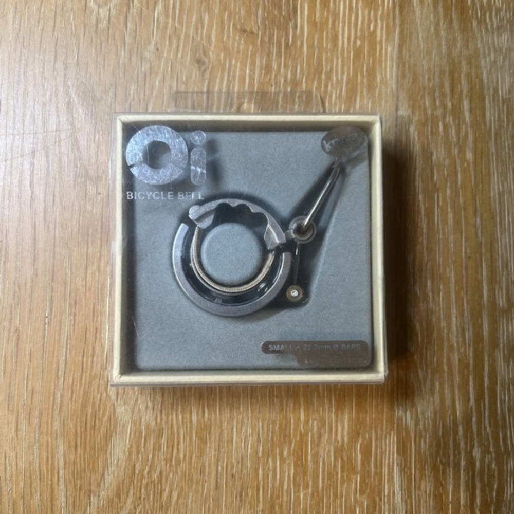 Knog Oi Bell Luxe Small 22.2mm Clamp - Silver‎ New In Box!
